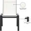 Chaise d'appoint de patio empilable Lajoy-1946293470-1946293471