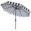 Parasol de marché à rayures inclinables 100 po Toscana-1490646703