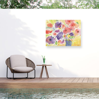 Toile d'extérieur Sheila Golden «Country Bouquet»