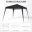 Outsunny 3 M x 3 M Base/ 2.5 M x 2.5 M Top Pop Up Gazebo-29290438