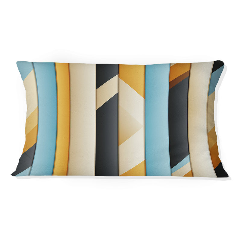 Urban Chic Striped Motif II - Coussin en polyester rayé