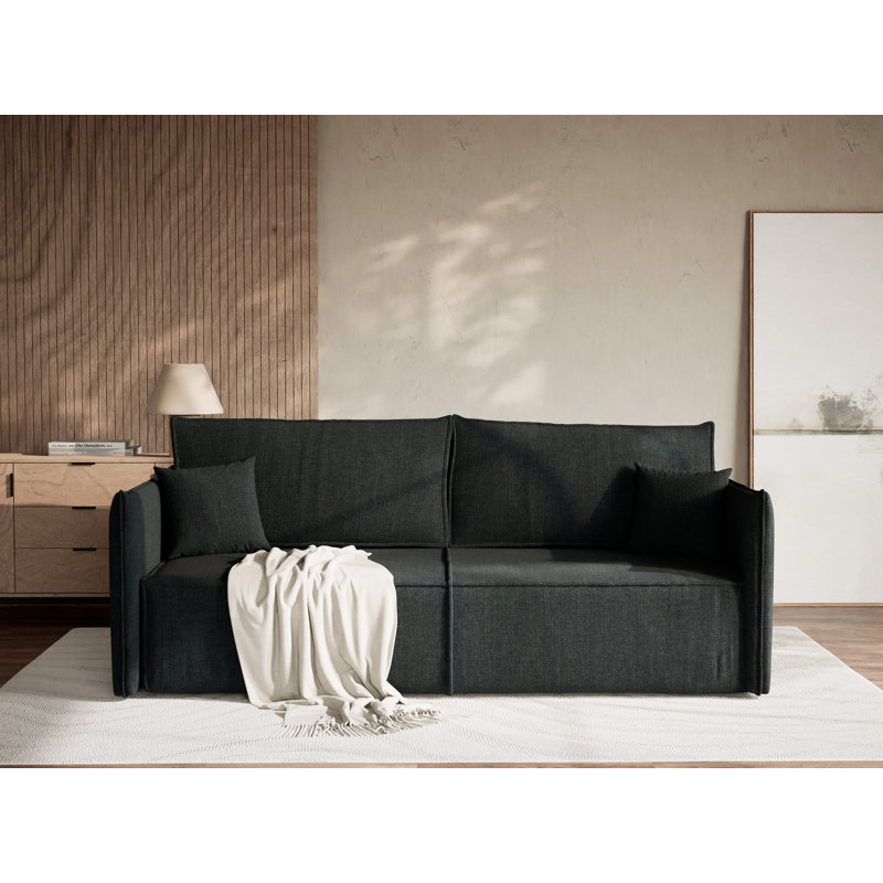 3 Seater Reclining Sofa, Turquoise Polyester