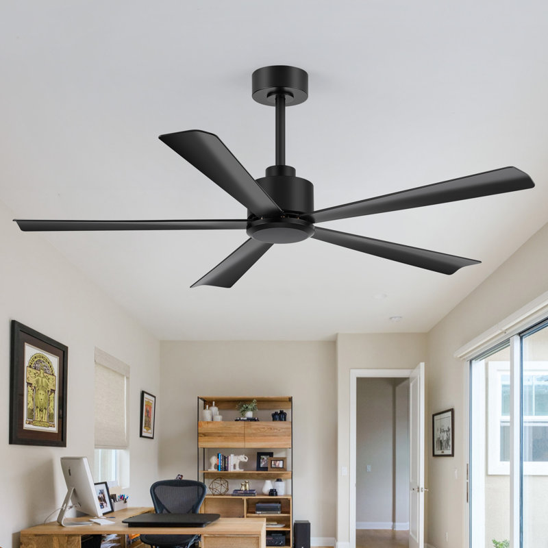 52'' Ceiling Fan, Black