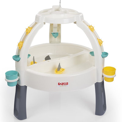 Table à eau Dolu: Fun Fountain: table d'activité sable et eau, intérieur / extérieur, plastique durable, jouet sensoriel, enfants en bas âge 2 ans et plus
