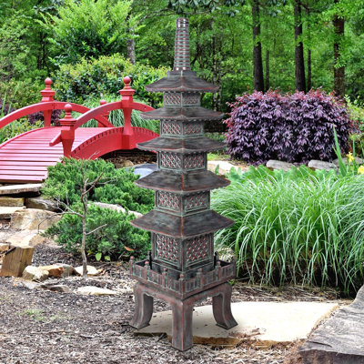 The Nara Temple Pagoda Garden Art