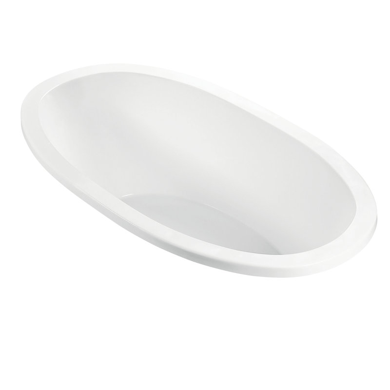 MTI Solutions 3 66" Air Bathtub, White, Drop-In