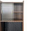 Bureau d'ordinateur pliant avec rangement
