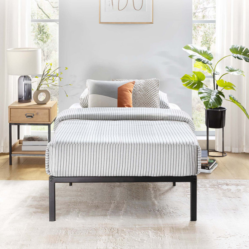 Messancy Bed, Twin, Black