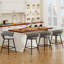 Tabouret de comptoir rembourré avec structure en métal-244897749-244897747