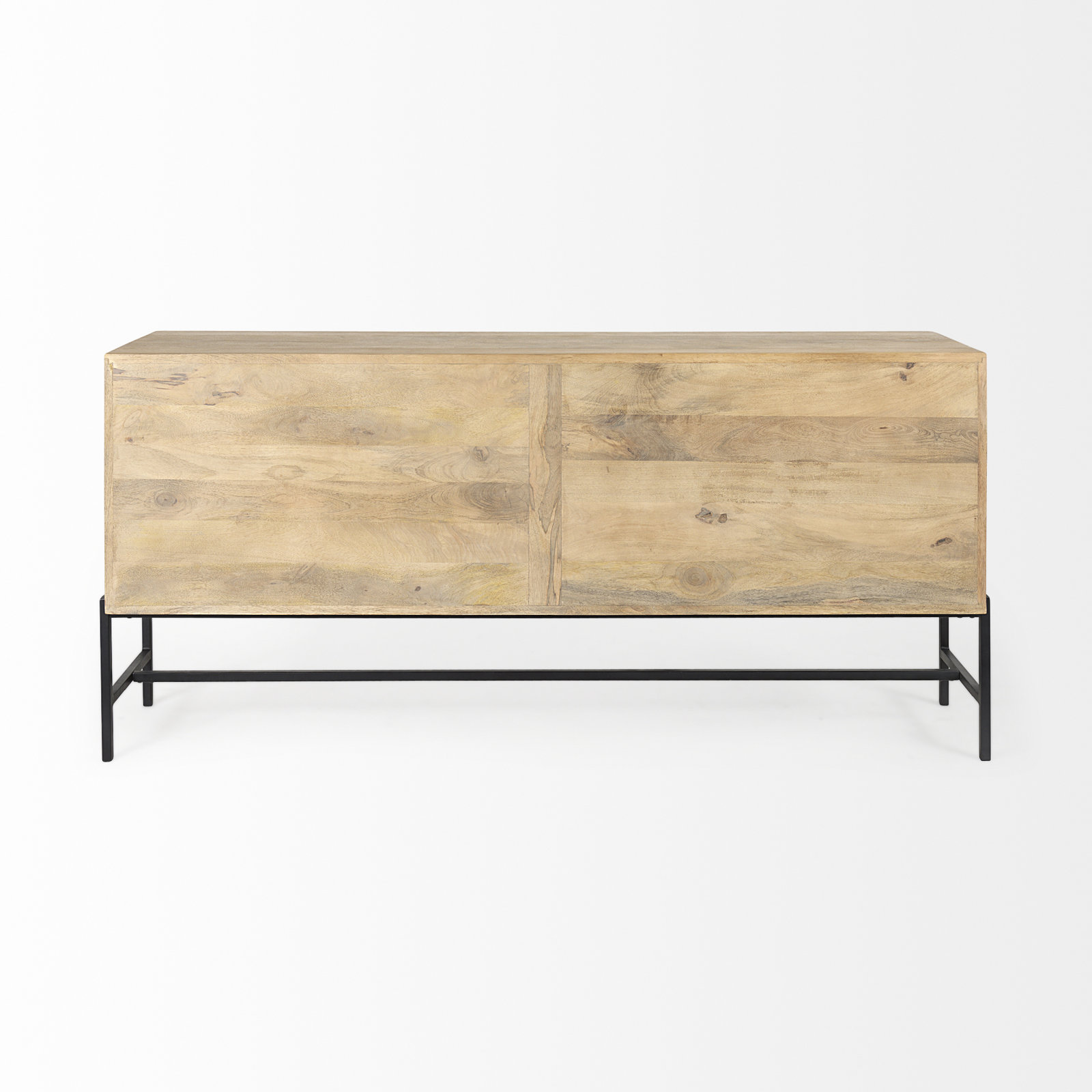 Warner Mango Sideboard, Black/Light Brown