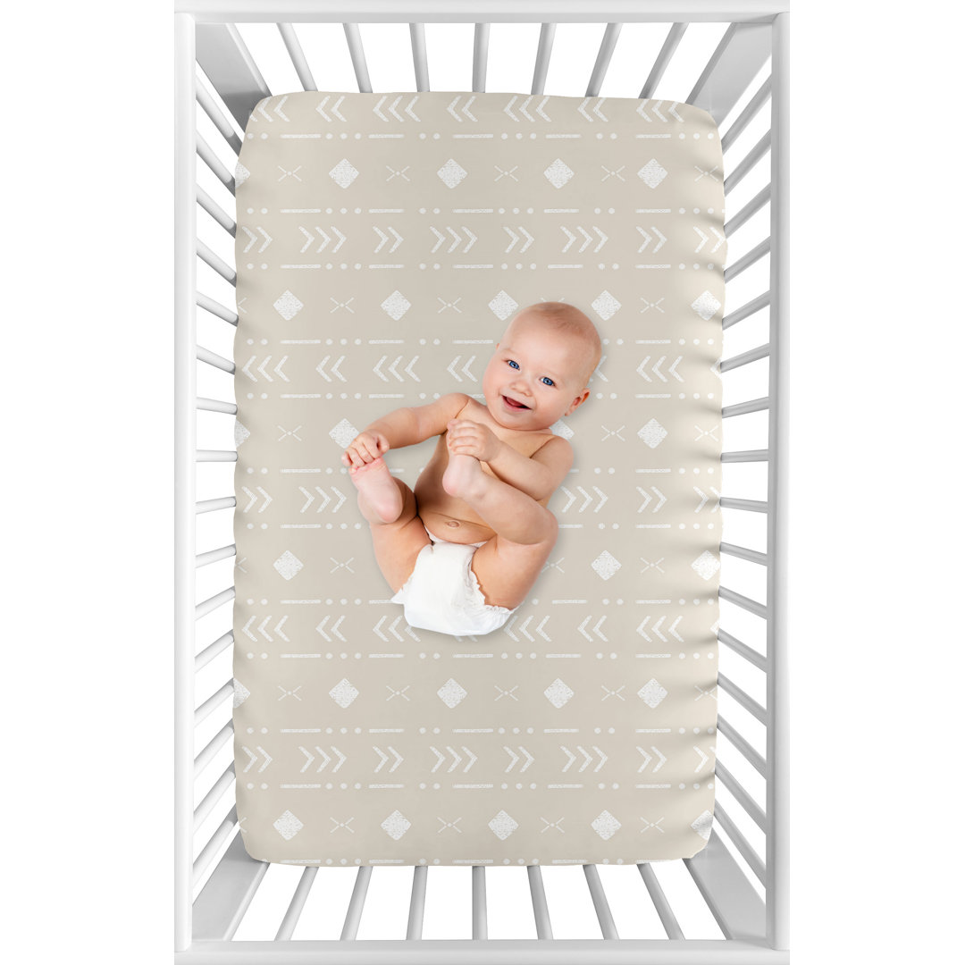 Boho Llama Aztec Mini Fitted Crib Sheet Sweet Jojo Designs