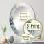 Rasharkin - Miroir mural floral ovale-635676239