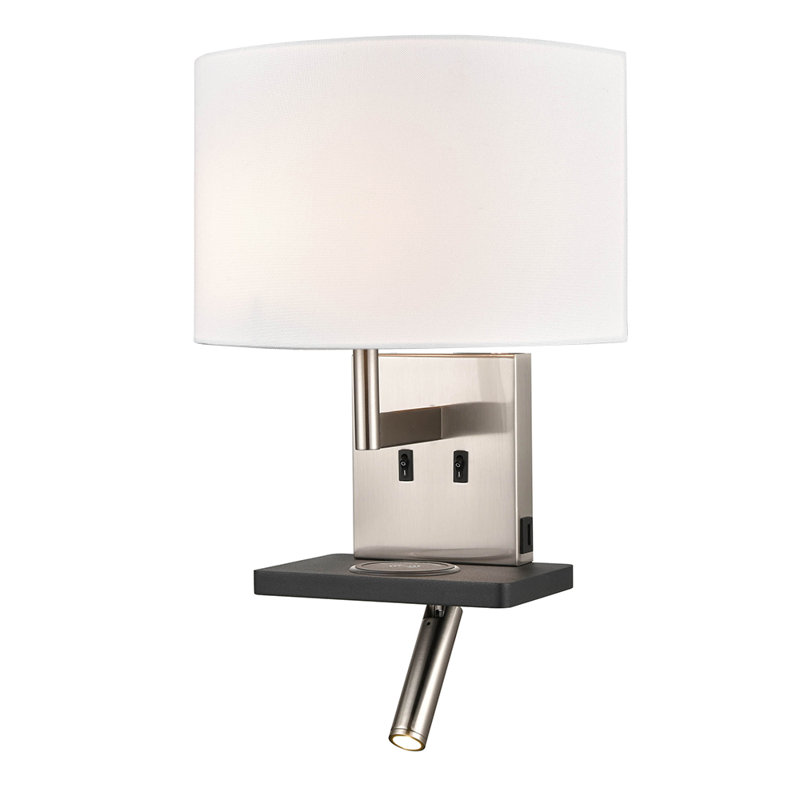 Glastenbury LED Armed Sconce, Off White