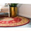 Tapis rouge de style oriental Eesi-23394446