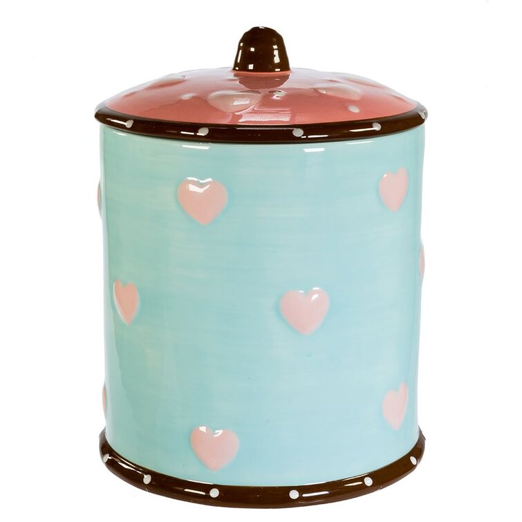 Knock Off Mackenzie Childs Cookie Jars and Lids - JOYFUL DAISY