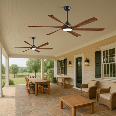 Smart Ceiling Fan With Dimmable 3cct Led Lights And Remote Control, Smart App & Alexa Control