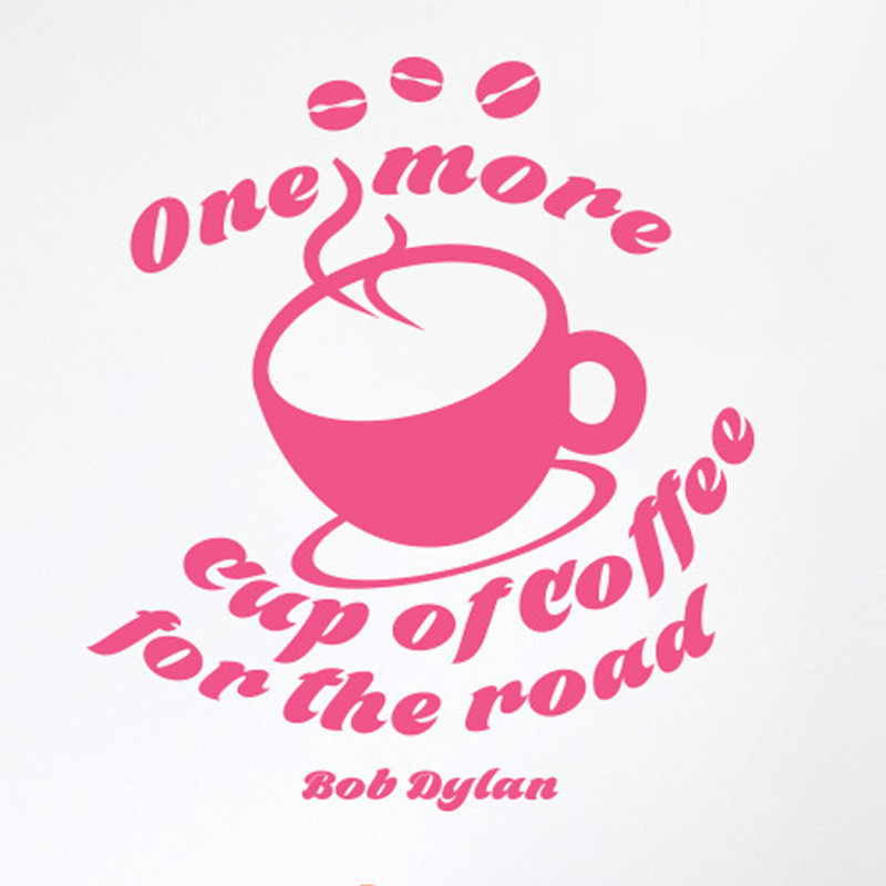 Food & Beverage Wall Decal, Pink