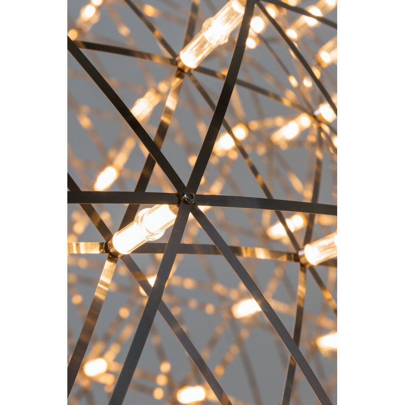 Raimond LED Chandelier,  16.9" H X 16.9" W X 16.9 D, 98.4"