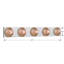 Adelle 5 - Light Dimmable Antique Gold/Ivory Bath Bar