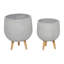 Ensemble de pots à fleurs 2 pièces-389091361