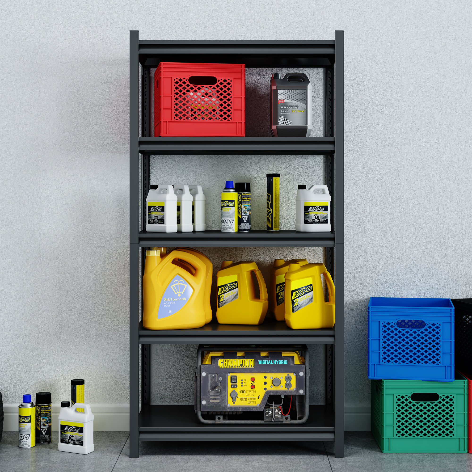 metal storage rack box boltless shelving