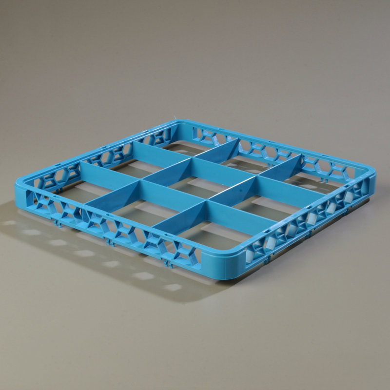 Extension de rangement en verre à 9 compartiments OptiClean™, Bleu