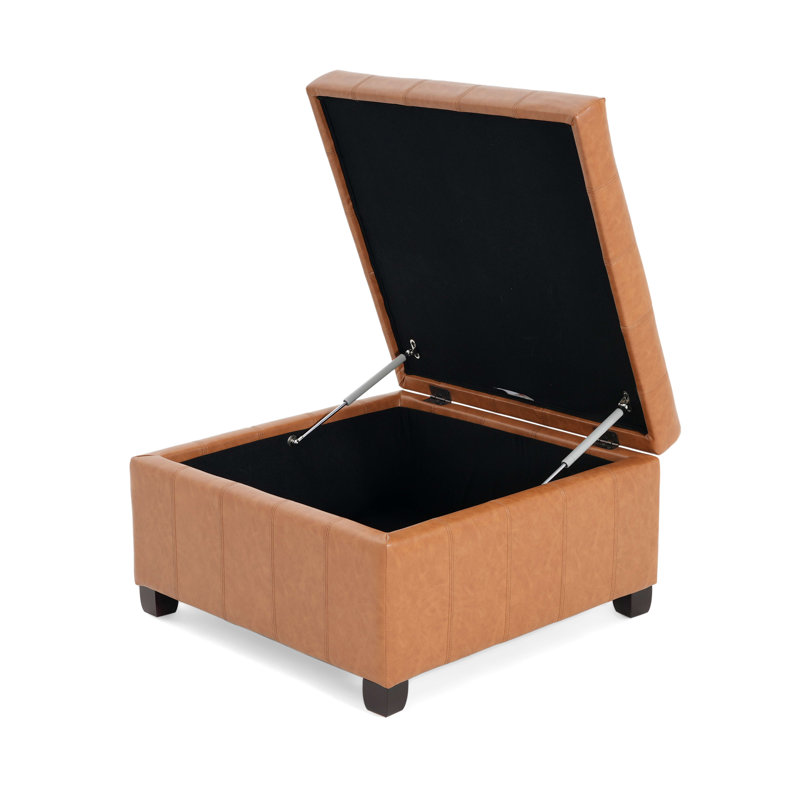 ISABELLA Storage Ottoman, PU