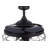 Industri 48" Retractable Blade Ceiling Fan with Light and Remote, Industrial Fandelier Ceiling Fan, Patented Design Technology, Stronger Thicker Blades, Oil Rubbed Bronze