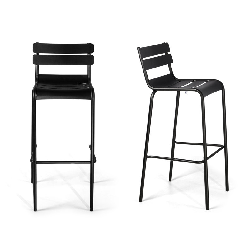 Tabouret d'extérieur 31,4, Noir