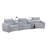 Modular Power Motion Sectional Sofa with Console