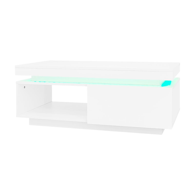 Pedestal Coffee Table with Storagez