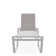 Holna Outdoor Rust-Resistant Metal Chaise Lounge