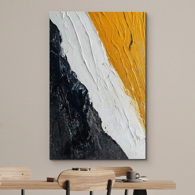Effet de coup de pinceau abstrait grunge «A Skull Face And Flowers Horror Gothic Moody Dark Illustration Modern Art Work Decor»