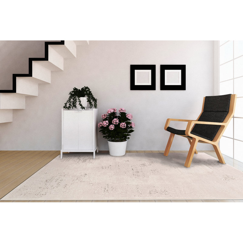 Tapis taupe area Florentia, Rectangle 3 pi 11 po x 5 pi 7 po