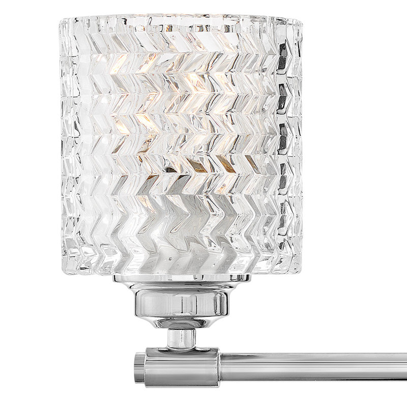 Adley 3-Light Vanity Light, Chrome chrome