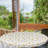 Ebern Designs Bee Fitted Round Tablecloth