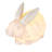 Stoneware Rabbit Shaped Lamp With Inline Switch