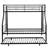 Twin Over Full Bunk Bed With Trundle In Metal - Save Space, Easy To Assemble, No Box Spring Needed, Contemporary Style Design Assembly, Necessary, Modern Look