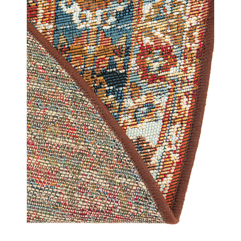 Outdoor Traditional Area Rug, Round 3'1"
