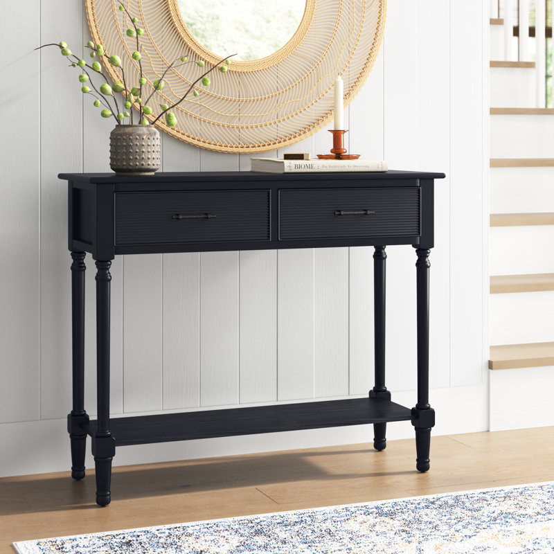 Console 35,5 po Peters, Noir