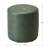 18" Wide Faux Leather Round Upholstered Ottoman-1900555100