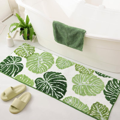 Tapis de salle de bain Monstera