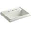 Tresham® Ceramic Rectangular Drop-In Bathroom Sink with Overflow-1680578077-1705608787