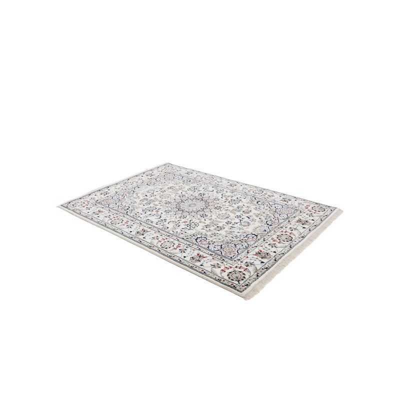 Nain Oriental Wool Hand Woven Area Rug, Rectangle 90 x 160cm