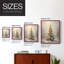 «Christmas Holiday Art», reproduction encadrée en bois massif-96529760-96529765