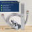 High Pressure Shower Head Handheld Shower Head Chrome Plated Shower Wand,Modern Design Showerhead Sprayer 2" Face