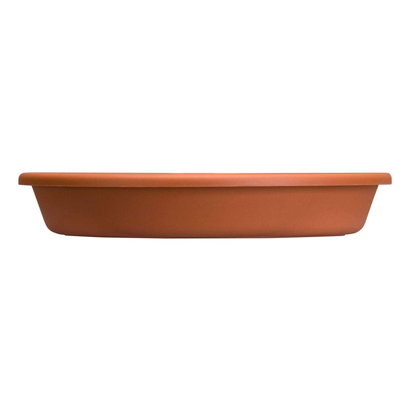 Pot à fleurs en plastique , Argile, H 3 po x l 21 po x P 21 po