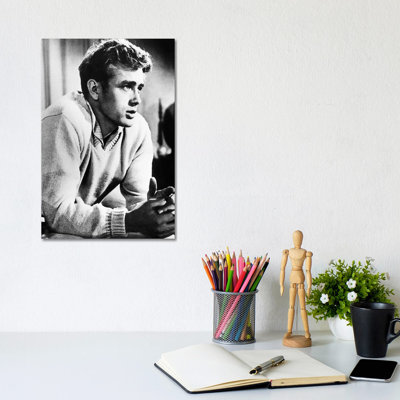 James Dean (1931-1955) - Wrapped Canvas Print