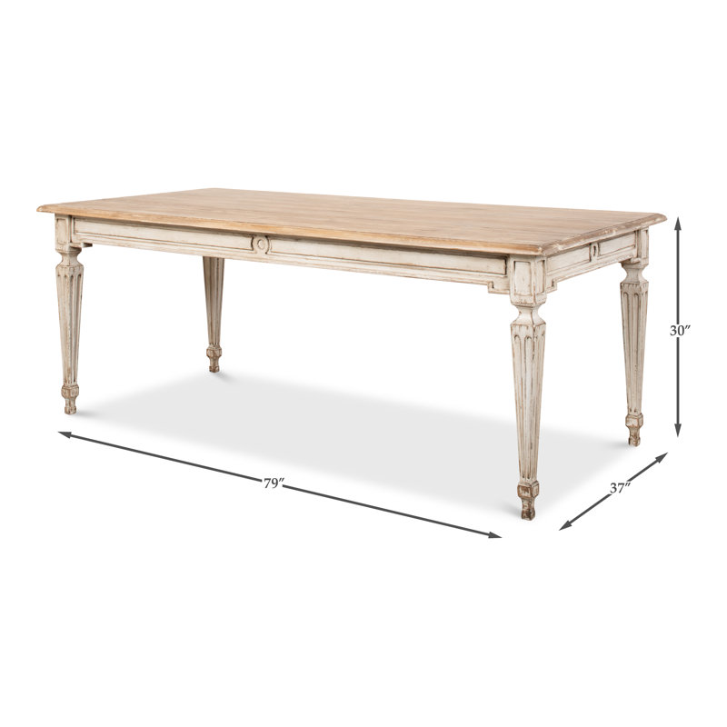 Elise Pine Wood Dining Table