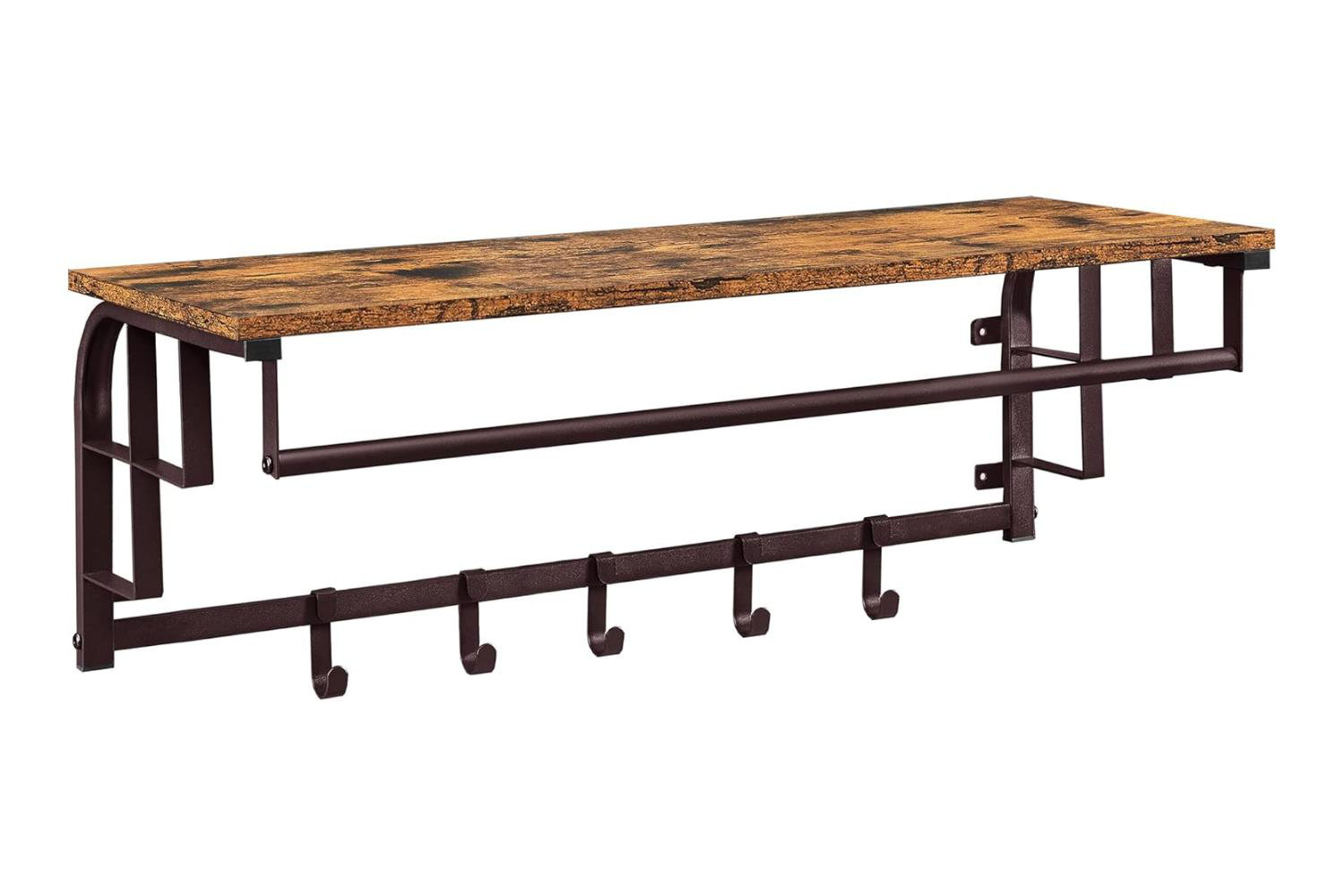 17 Stories Meier Wall-Mounted Coat Rack, Wall Hook Rack With Hanging ...
